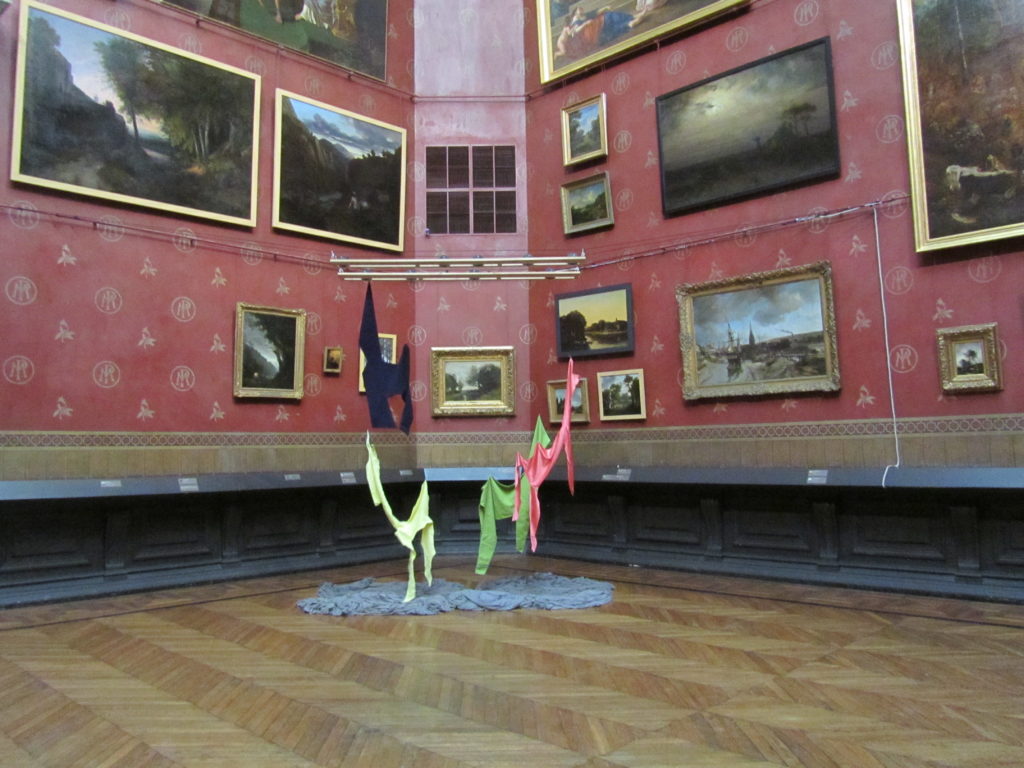 Installation Le Poêle de Descartes, Ghislaine Vappereau, musée des Beaux-Arts, Amiens, 2012