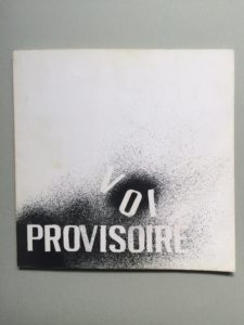 Catalogue Provisoire, Le Mans