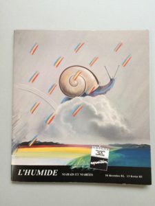 Catalogue L'Humide, exposition Marais marées, Ghislaine Vappereau, 1982