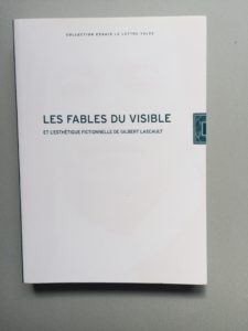 Les Fables du visible, collection "Essais La lettre volée"