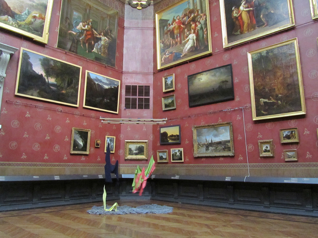 Installation Le Poêle de Descartes, Ghislaine Vappereau, musée de Picardie, Amiens, 2012