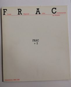 Catalogue Frac Picardie, Ghislaine Vappereau, 1984