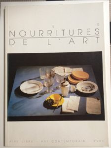 Catalogue Les nourritures de l'art, Ghislaine Vappereau, 1989