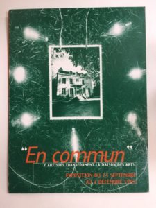 Catalogue En commun, Ghislaine Vappereau, Antony, 1994