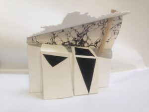 Ghislaine Vappereau, maquette lycée Mansart, Valenciennes, 2020